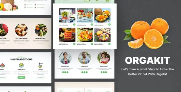 OrgaKit โ Organic Farm Elementor Template Kit