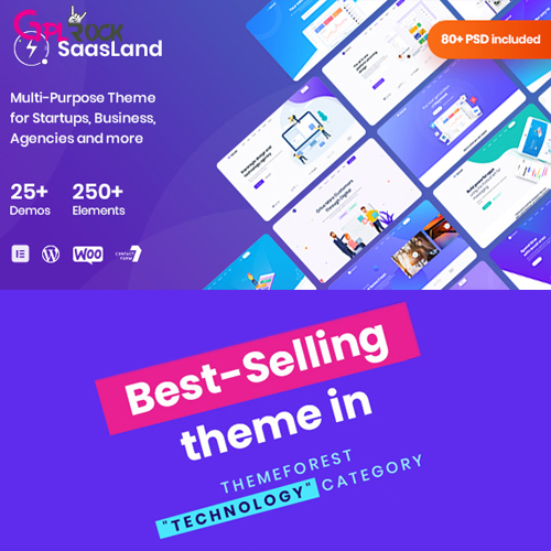 Saasland โ MultiPurpose WordPress Theme for Startup
